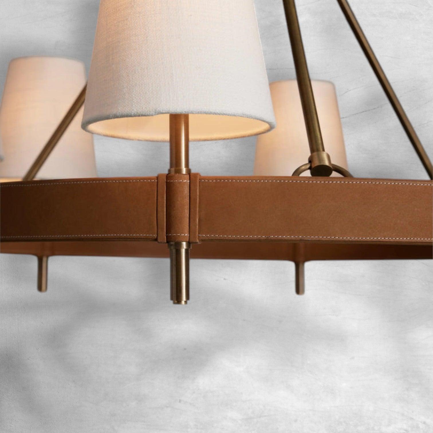 Hastings 6-Light Halo Chandelier - GILDLAMPS