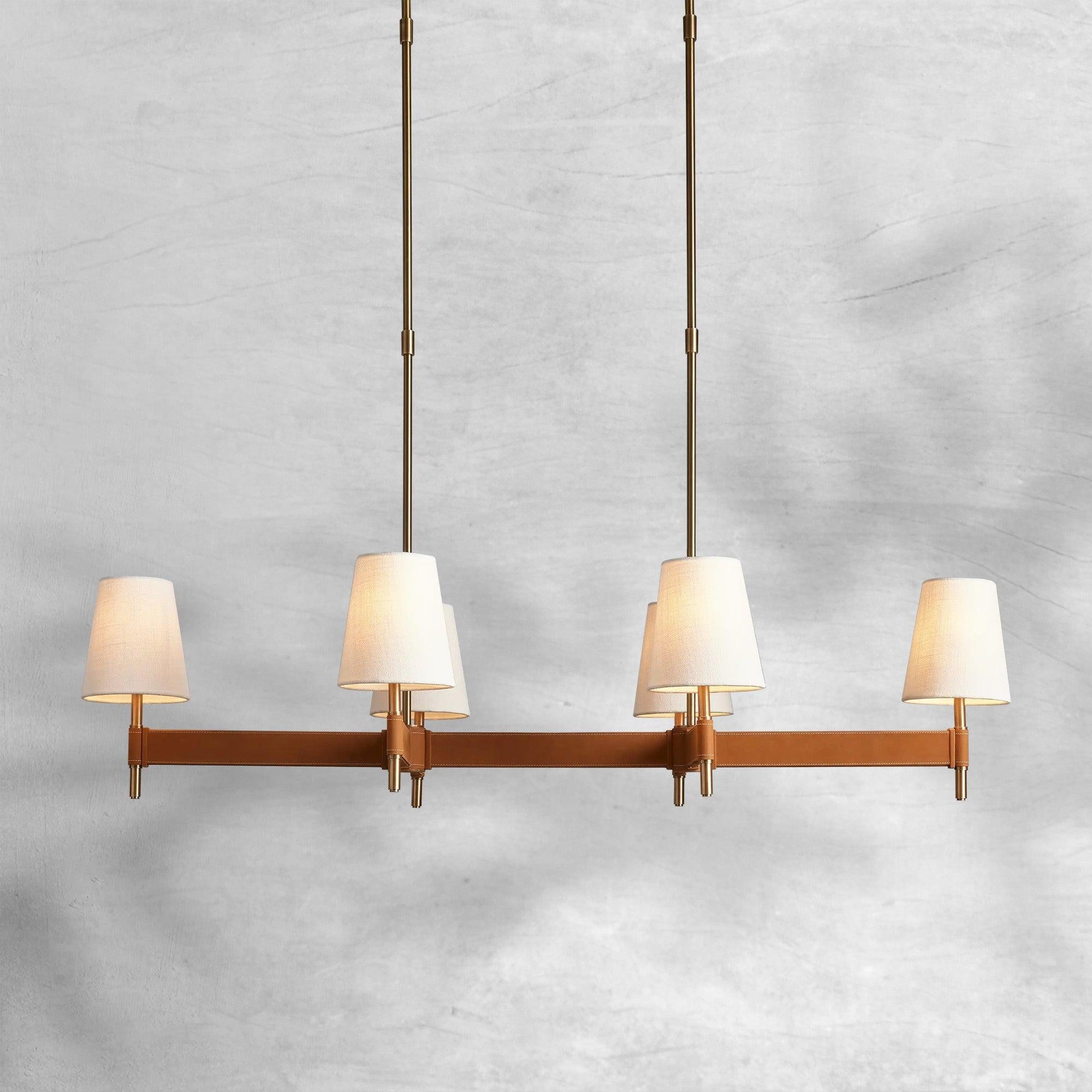 Hastings Linear Chandelier 6/8/10 Light - GILDLAMPS