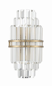 Hayes Crystal 2 Light Wall Sconce - GILDLAMPS