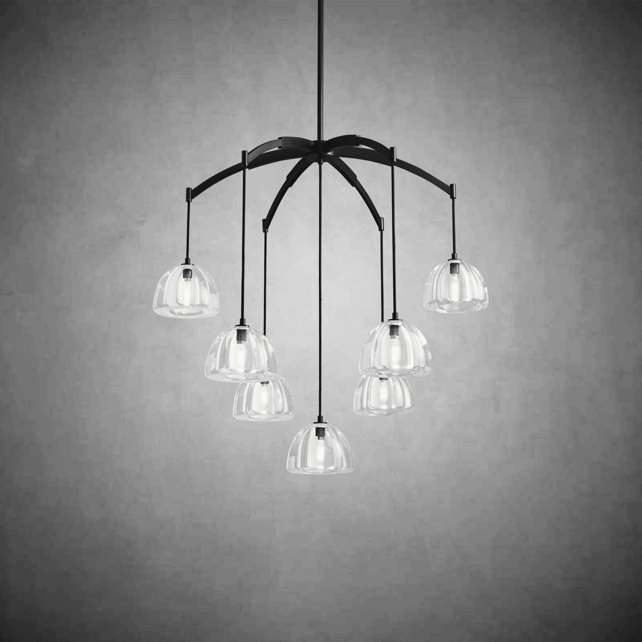Hemispheae Round Chandelier 36″48”60” - GILDLAMPS