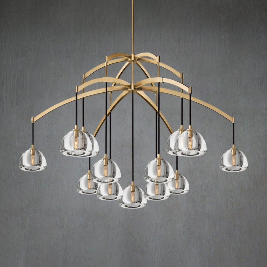 Hemispheae Round Chandelier 36″48”60” - GILDLAMPS