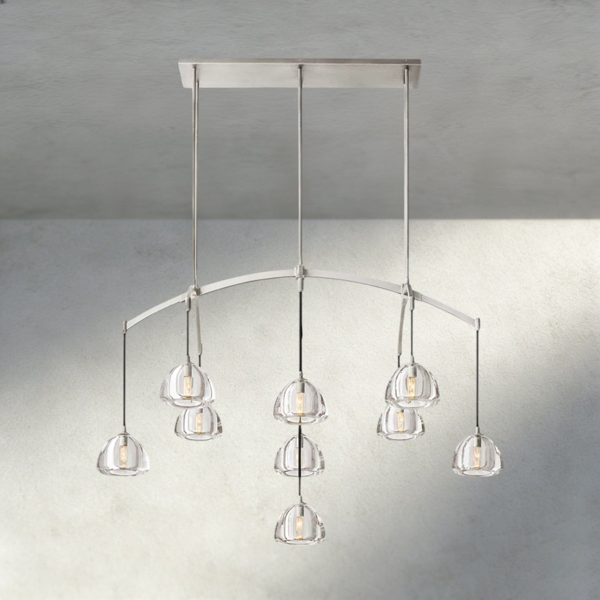 Hemispher Linear Chandelier - GILDLAMPS