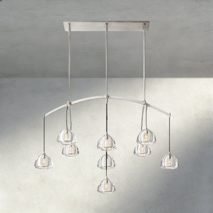 Hemispher Linear Chandelier - GILDLAMPS