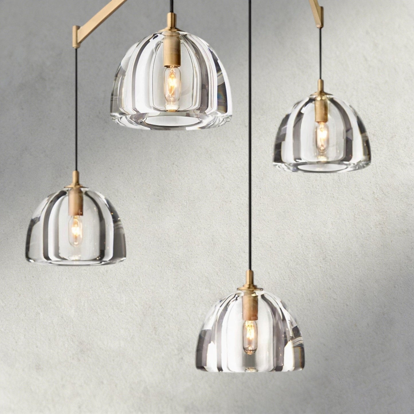 Hemispher Linear Chandelier - GILDLAMPS