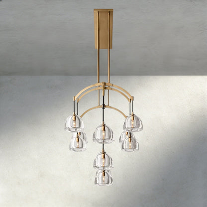 Hemispher Linear Chandelier - GILDLAMPS