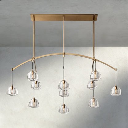 Hemispher Linear Chandelier - GILDLAMPS