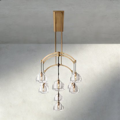 Hemispher Linear Chandelier - GILDLAMPS