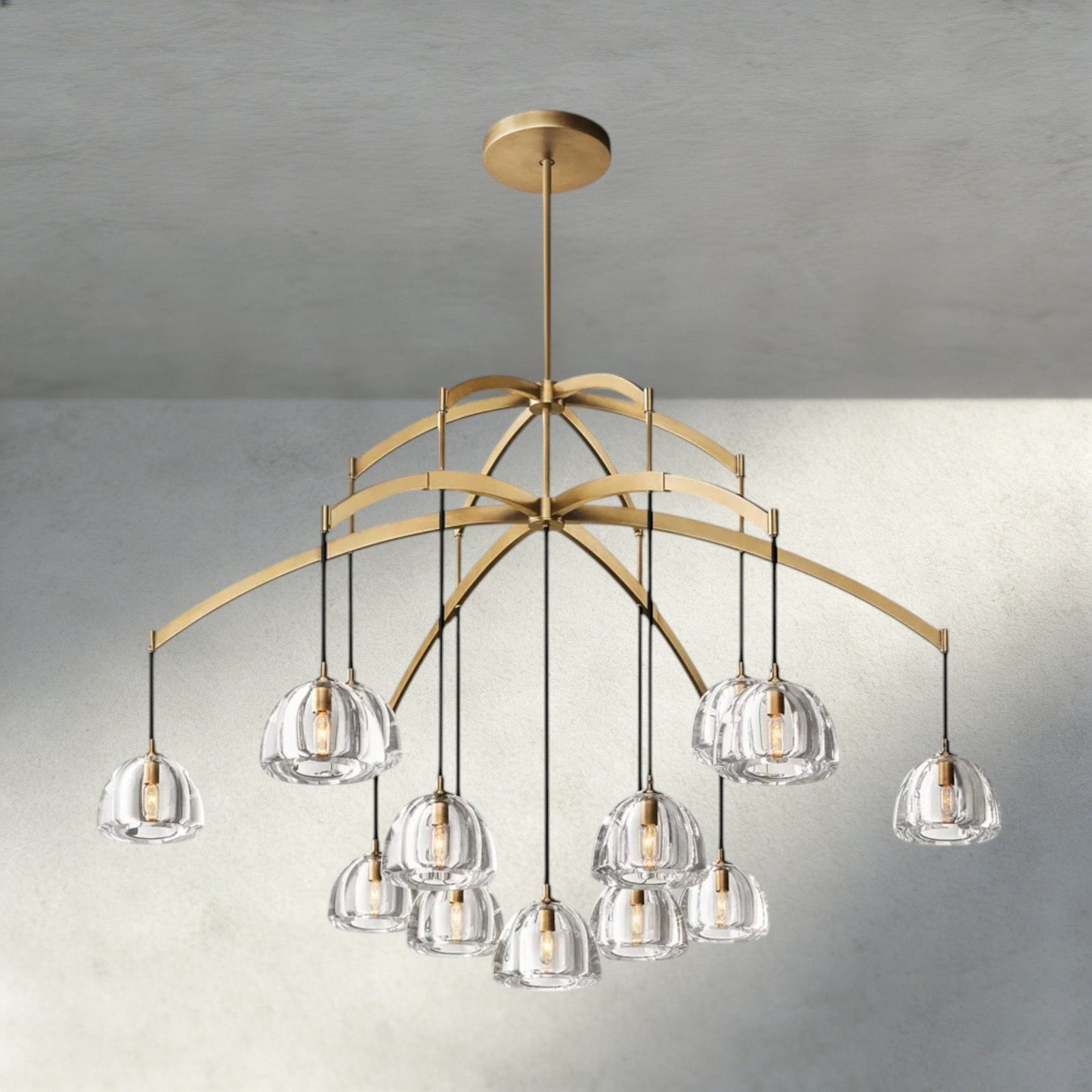 Hemispher Round Chandelier - GILDLAMPS