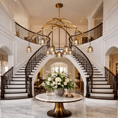 Hemispher Round Chandelier - GILDLAMPS