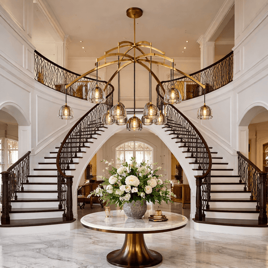 Hemispher Round Chandelier - GILDLAMPS