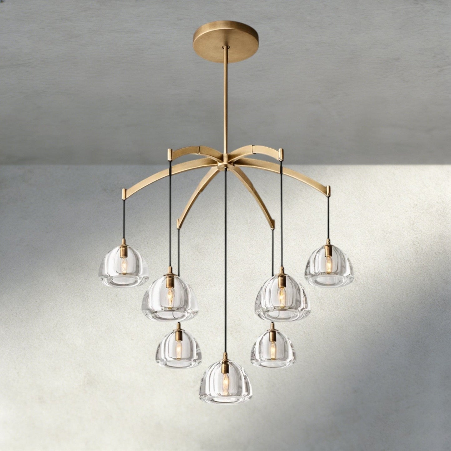 Hemispher Round Chandelier - GILDLAMPS