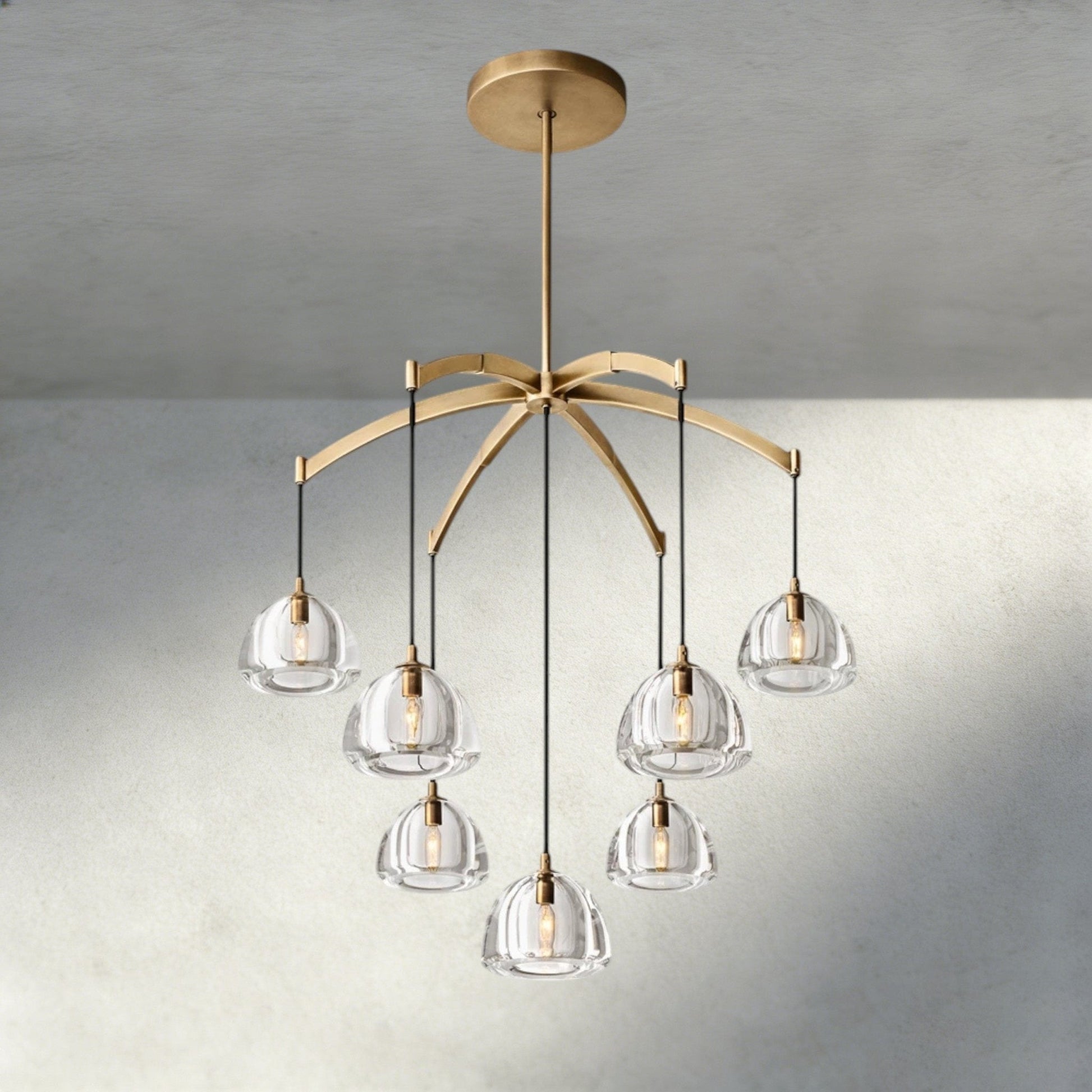 Hemispher Round Chandelier - GILDLAMPS