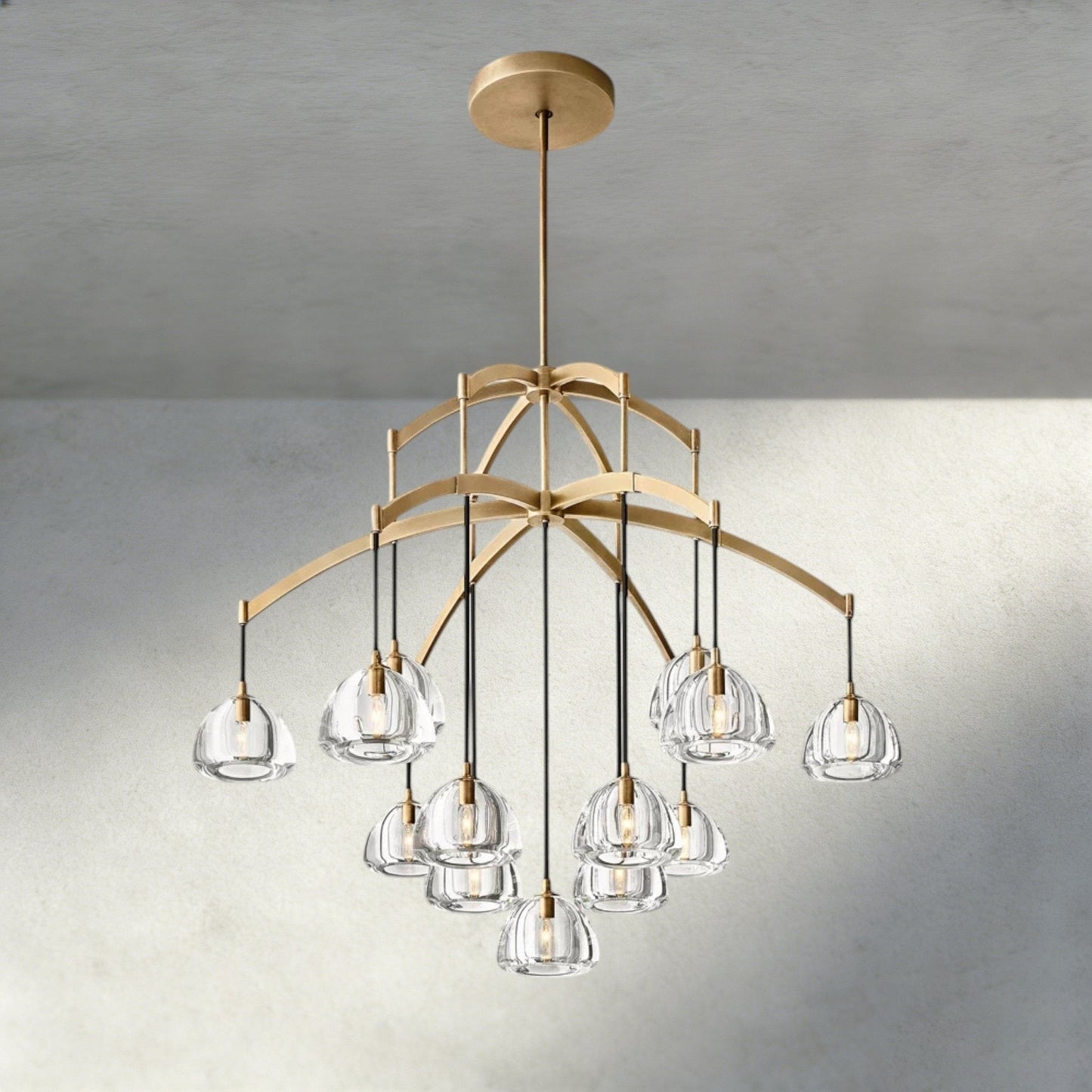 Hemispher Round Chandelier - GILDLAMPS