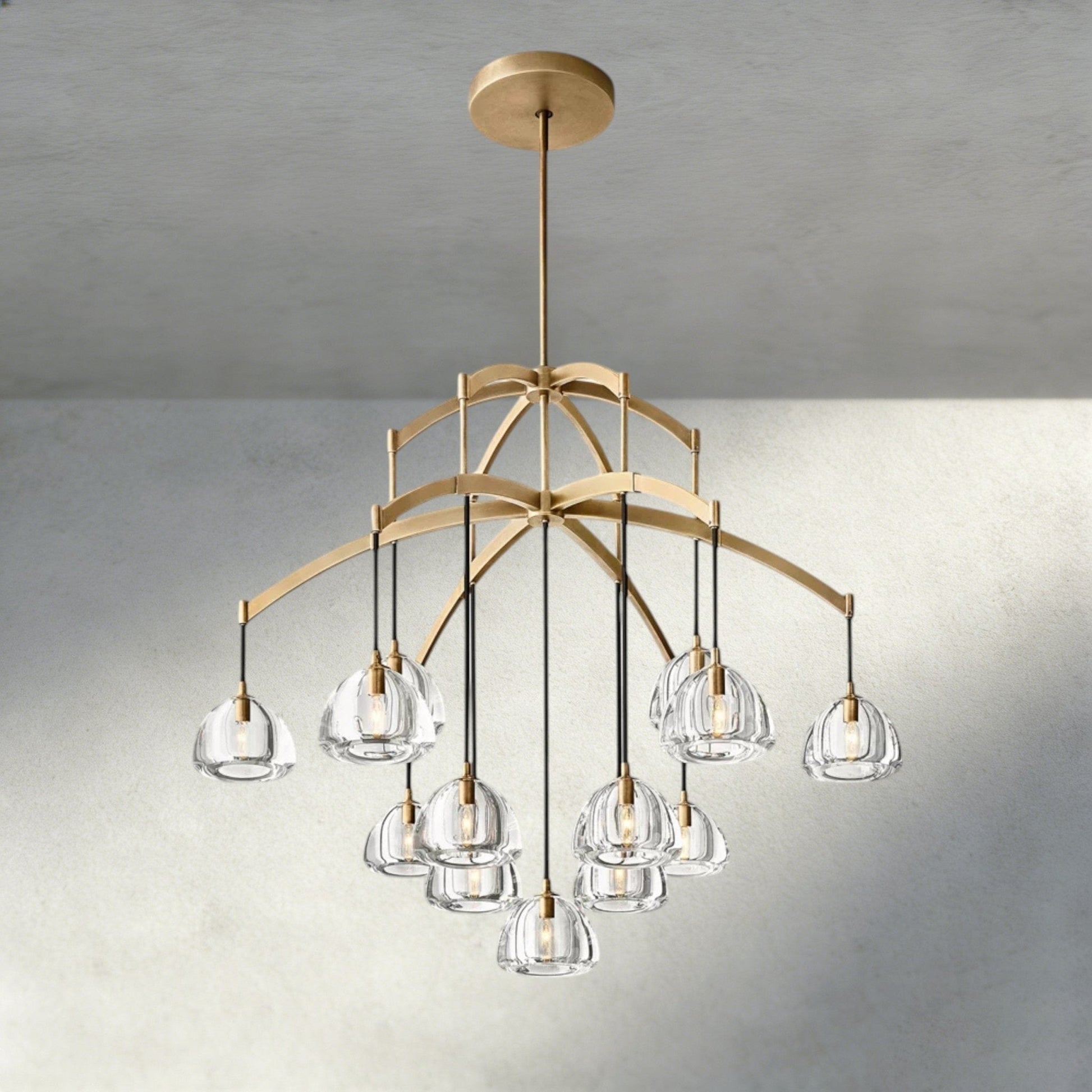 Hemispher Round Chandelier - GILDLAMPS