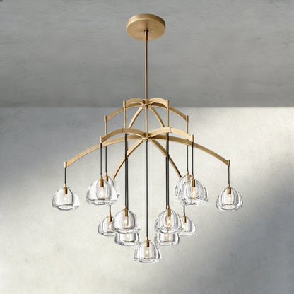 Hemispher Round Chandelier - GILDLAMPS