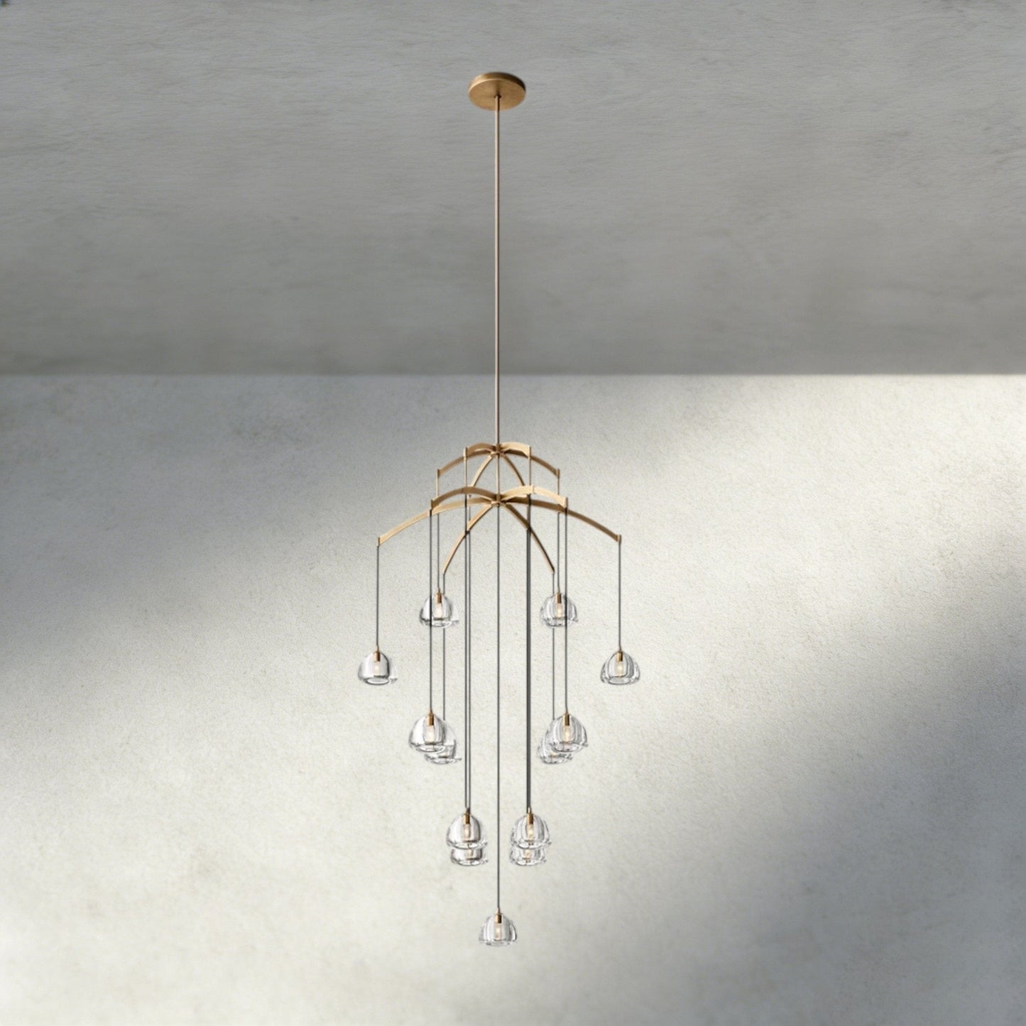 Hemispher Round Chandelier - GILDLAMPS