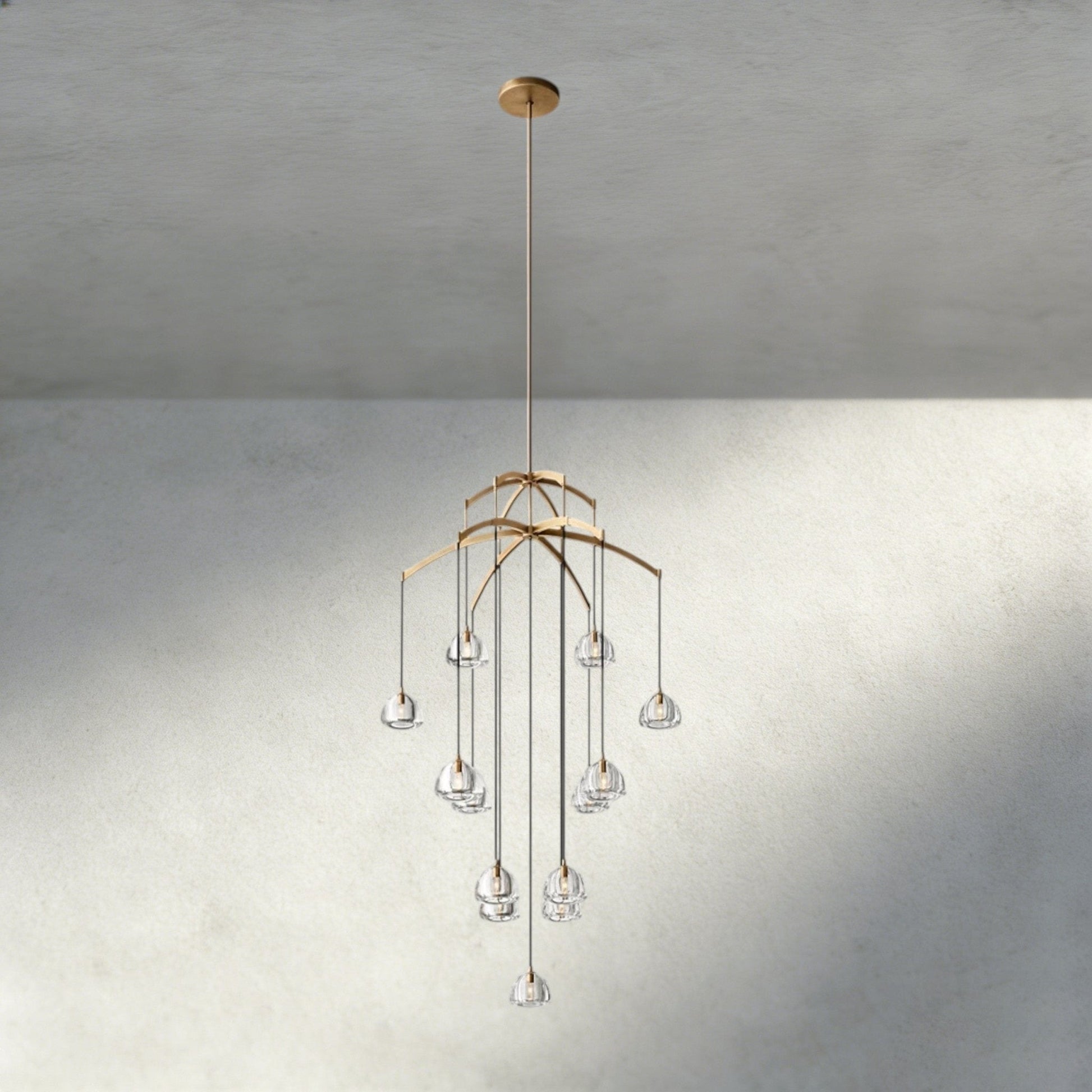 Hemispher Round Chandelier - GILDLAMPS