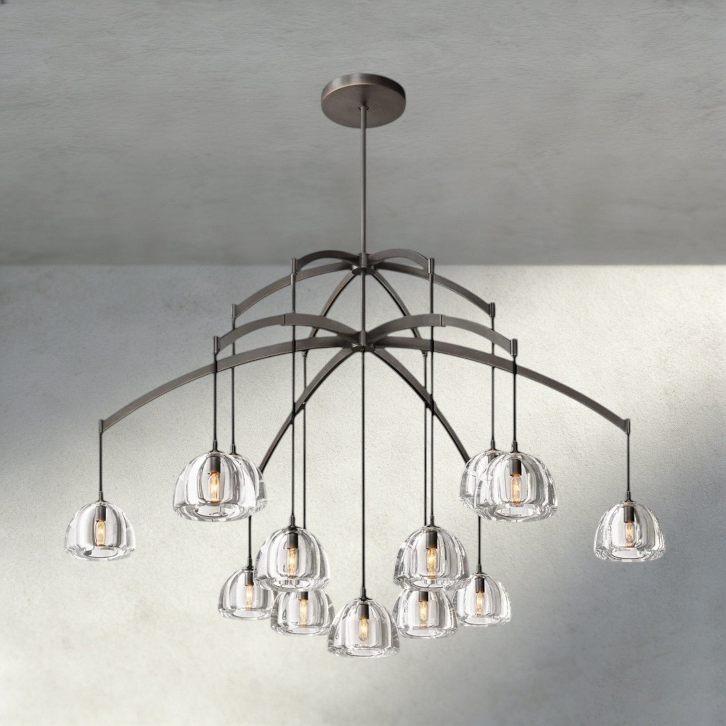 Hemispher Round Chandelier - GILDLAMPS
