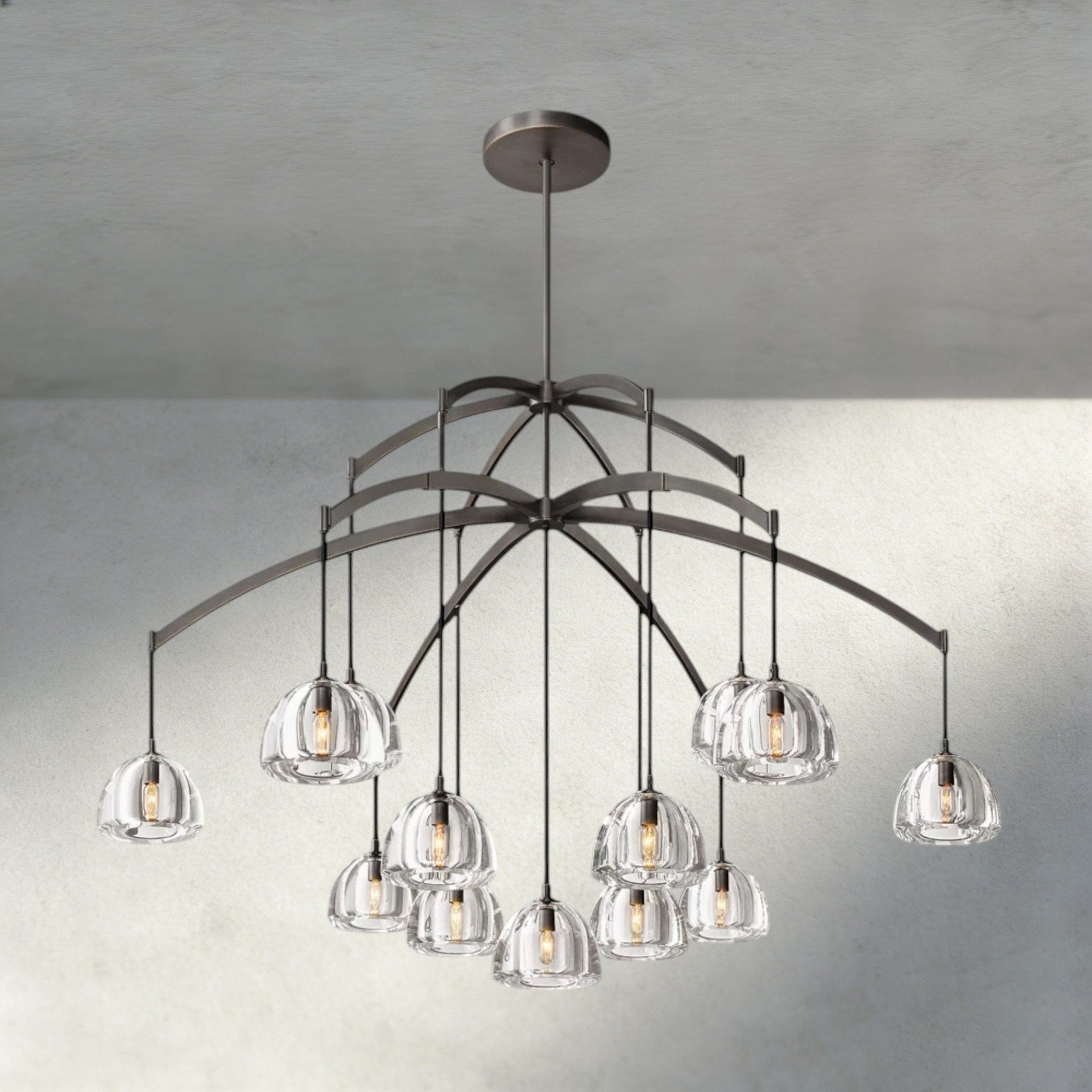 Hemispher Round Chandelier - GILDLAMPS
