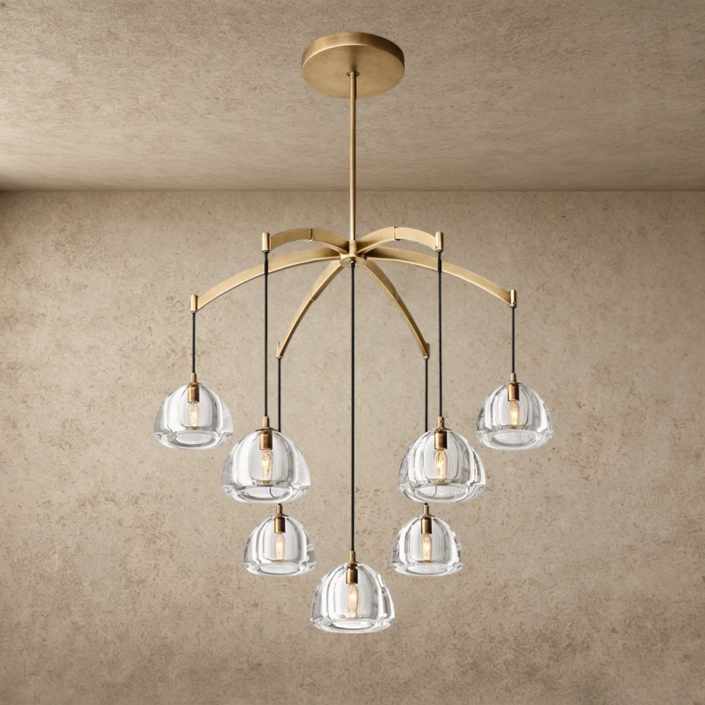 Hemisphere Round Chandelier 36 inch, 48 inch, 60 inch