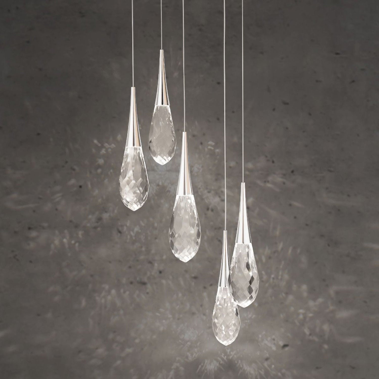 Hibiscus LED Multi Light Pendant Light - GILDLAMPS