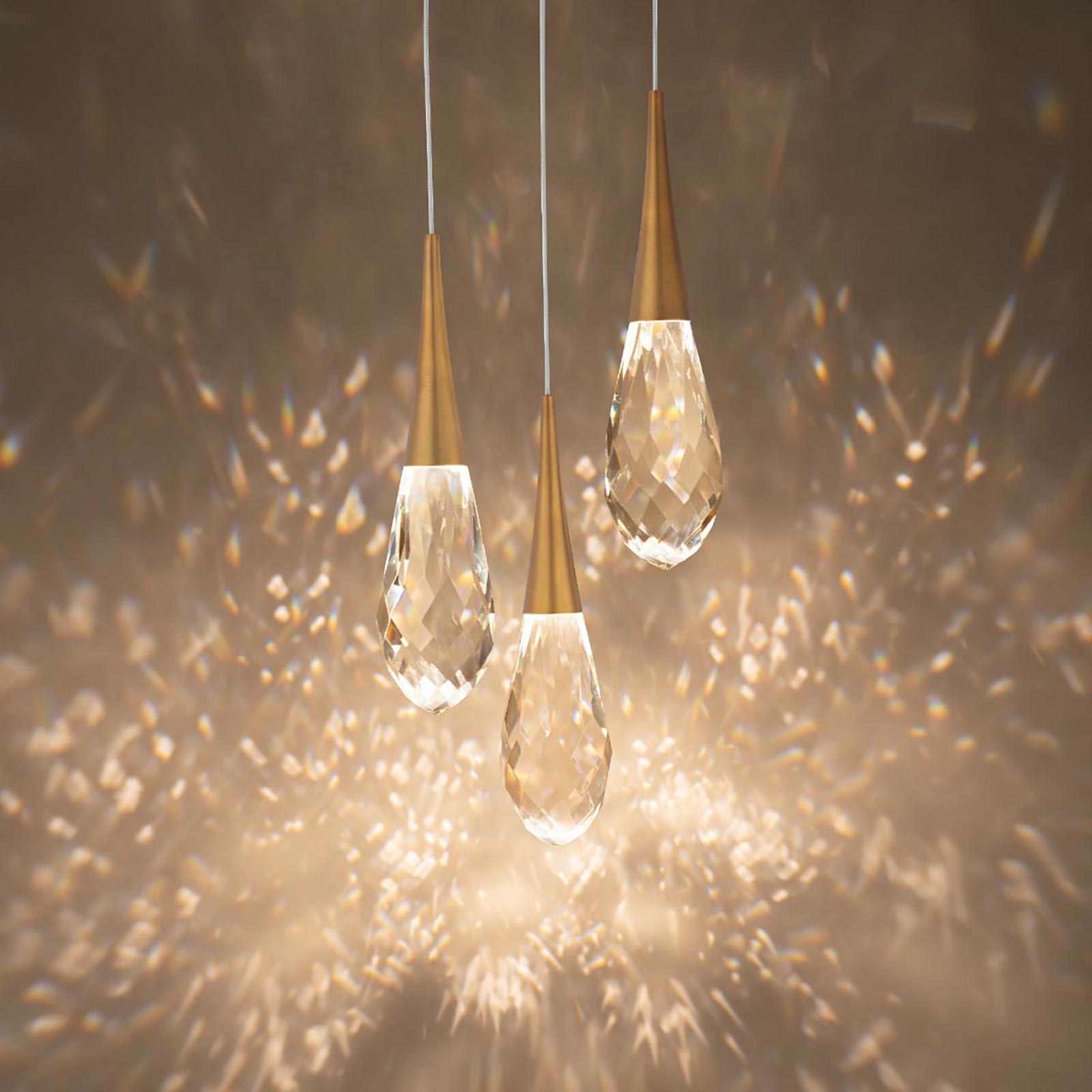 Hibiscus LED Multi Light Pendant Light - GILDLAMPS