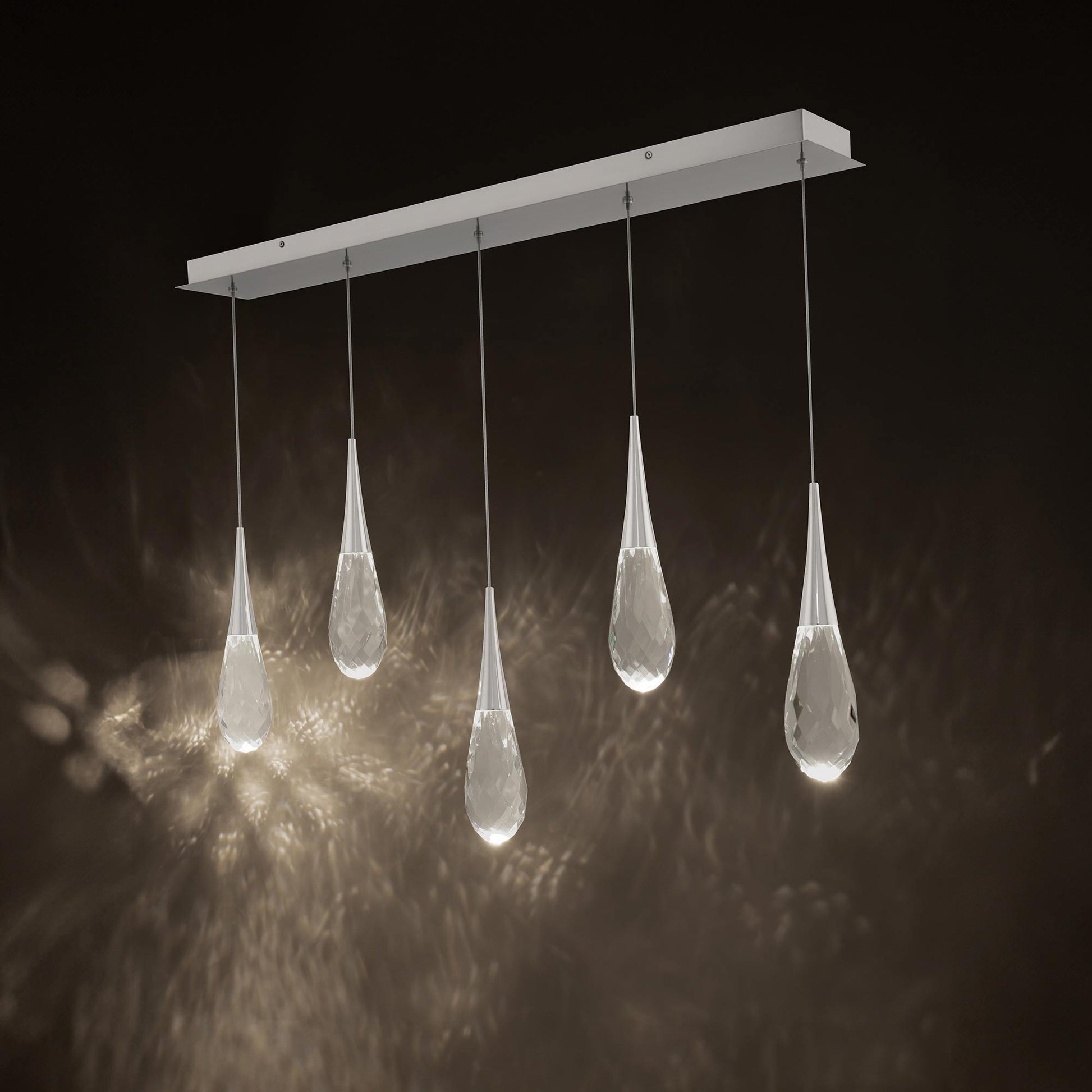 Hibiscus Linear LED Multi Pendant Light - GILDLAMPS