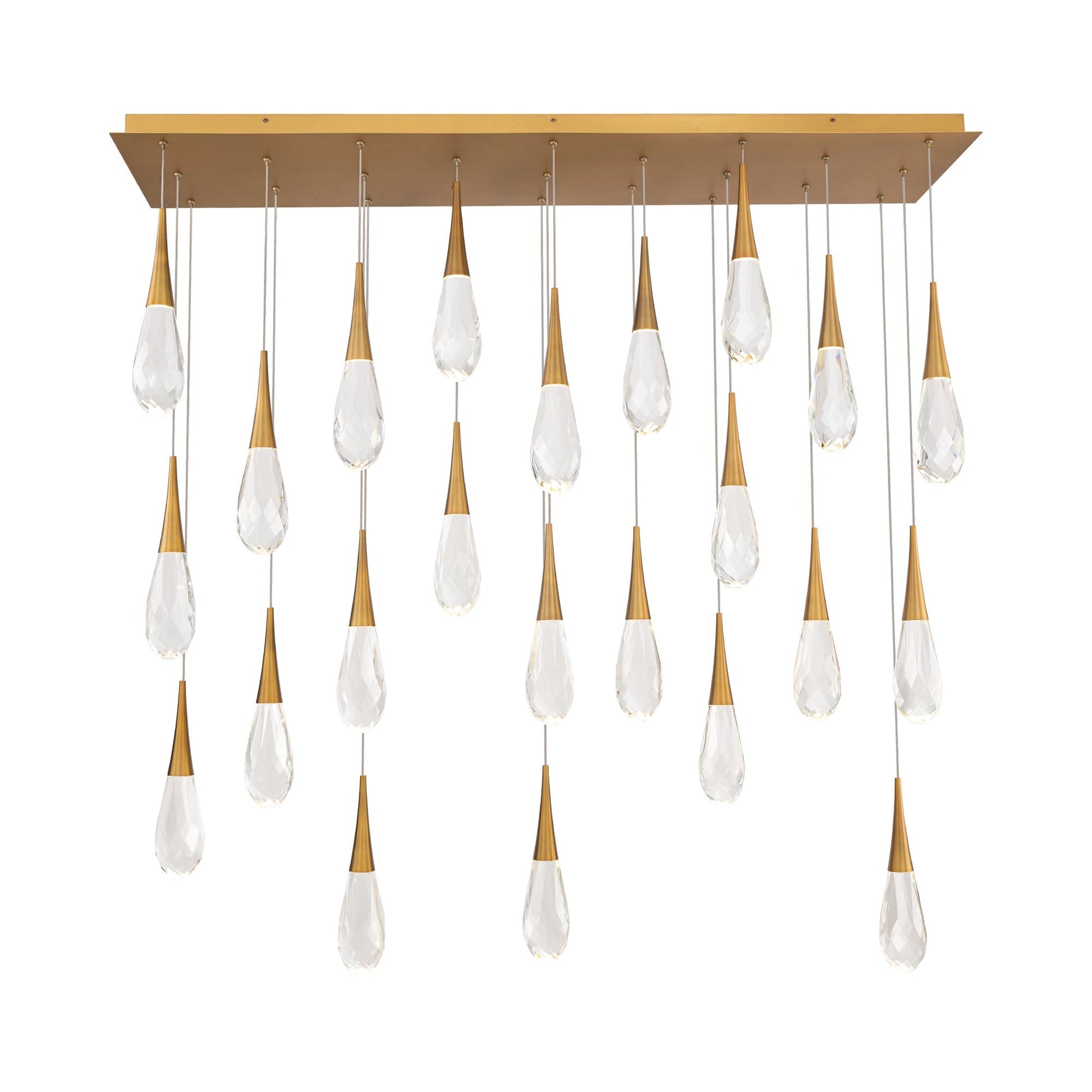 Hibiscus Linear LED Multi Pendant Light - GILDLAMPS