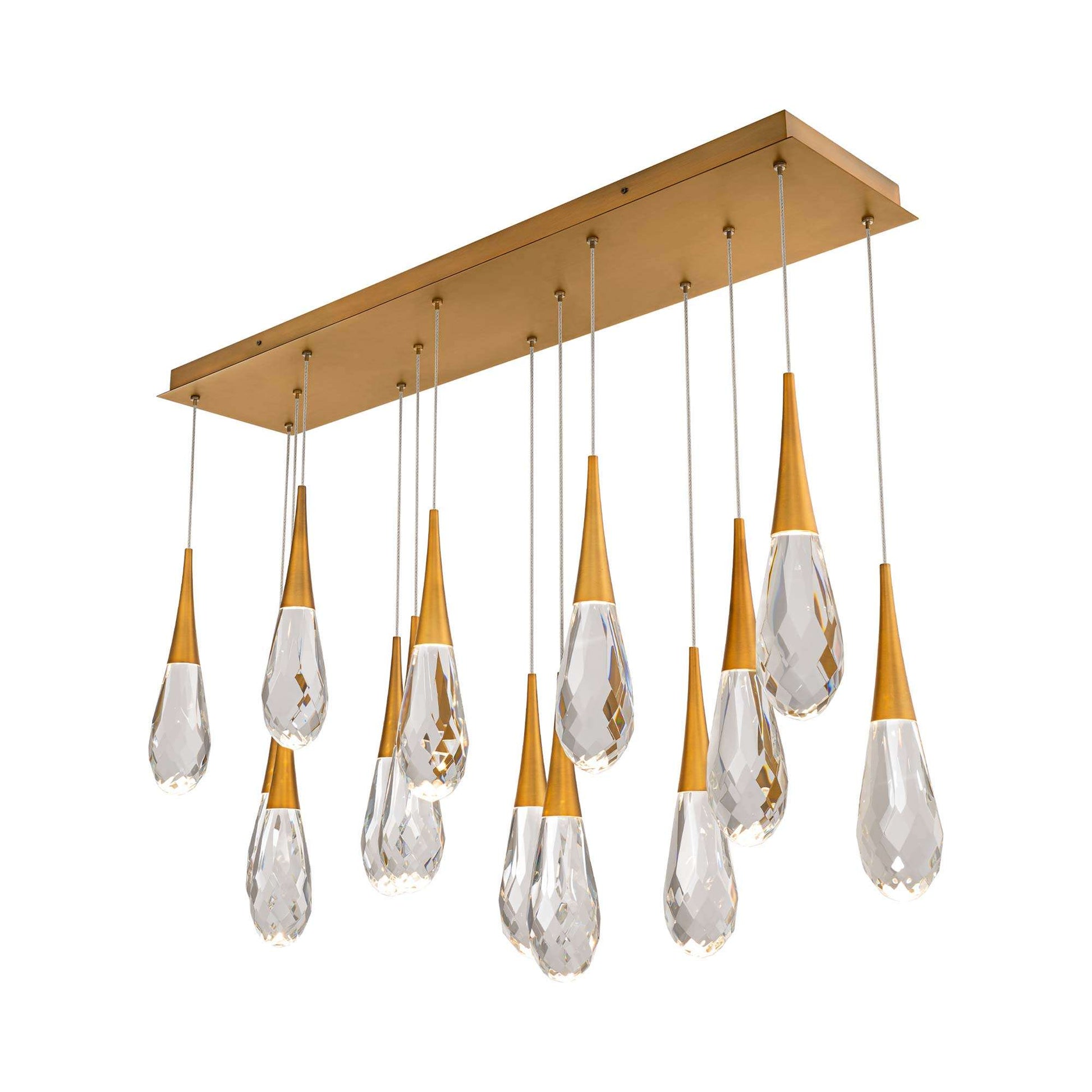 Hibiscus Linear LED Multi Pendant Light - GILDLAMPS
