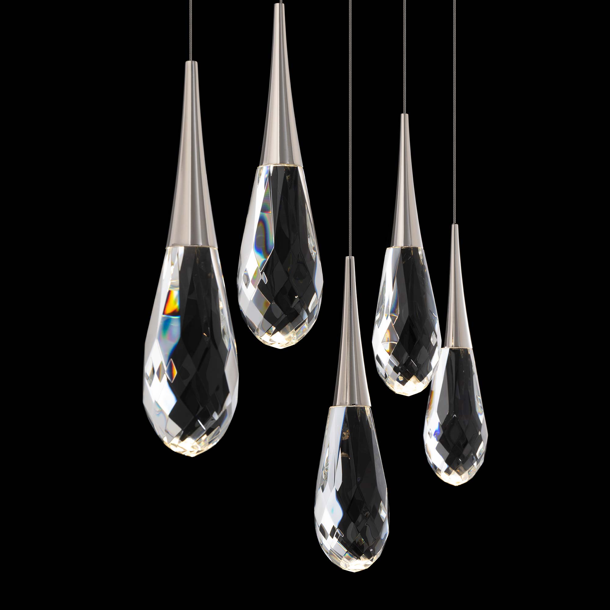Hibiscus Linear LED Multi Pendant Light - GILDLAMPS