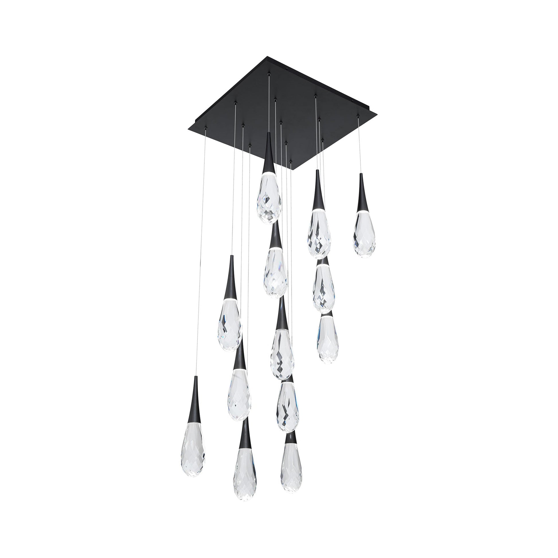 Hibiscus Square LED Multi Pendant Light - GILDLAMPS