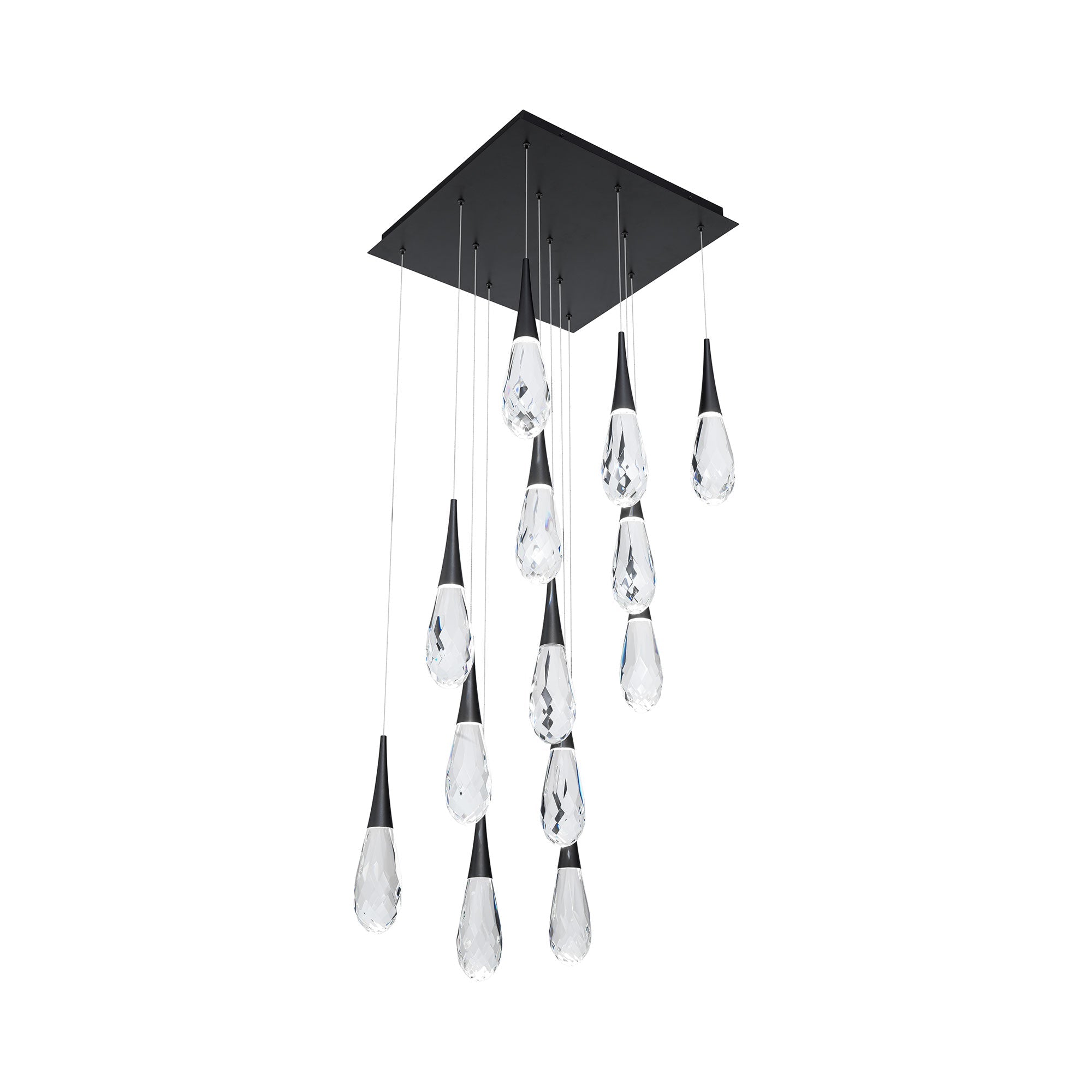 Hibiscus Square LED Multi Pendant Light - GILDLAMPS