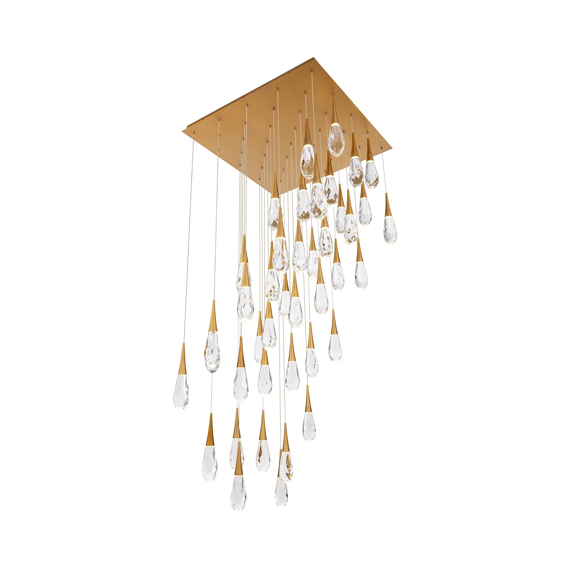 Hibiscus Square LED Multi Pendant Light - GILDLAMPS