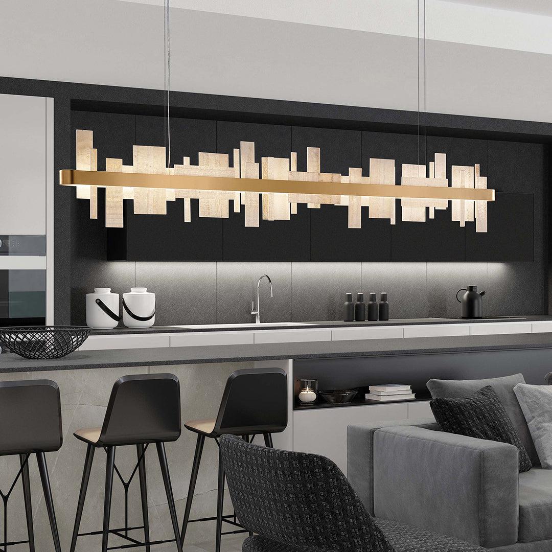 Honice LED Alabaster Chandelier - GILDLAMPS