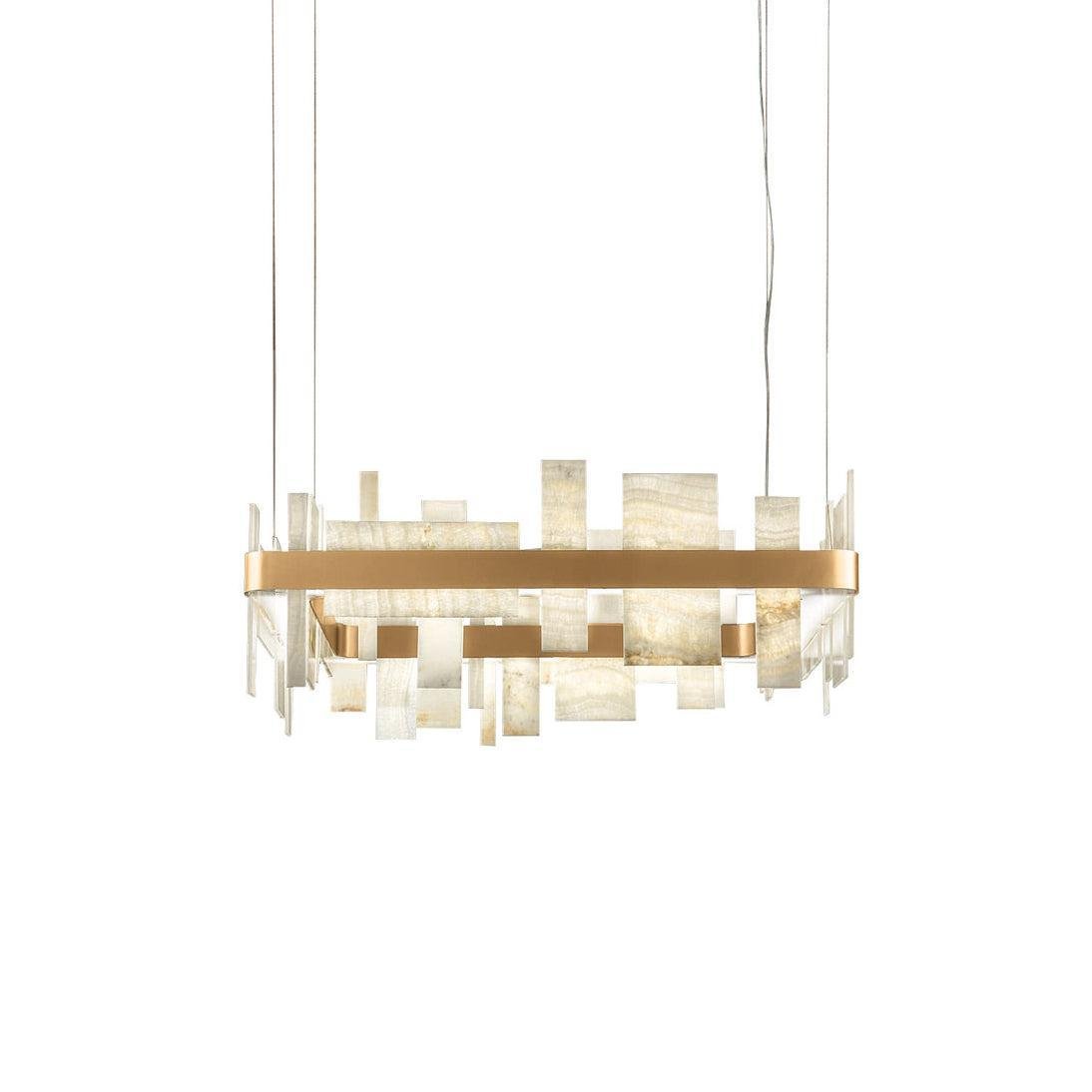 Honice LED Alabaster Chandelier - GILDLAMPS