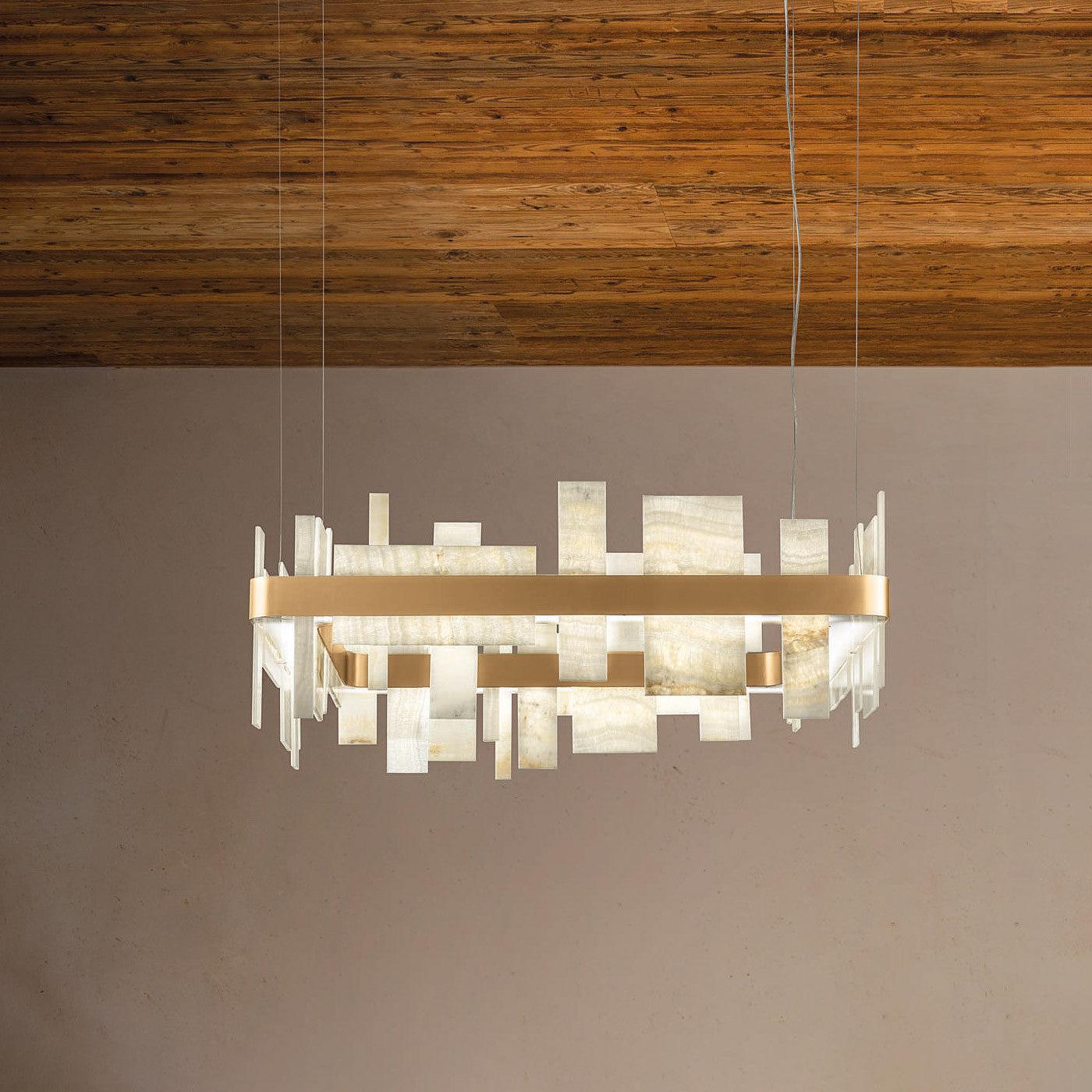 Honice LED Alabaster Chandelier - GILDLAMPS