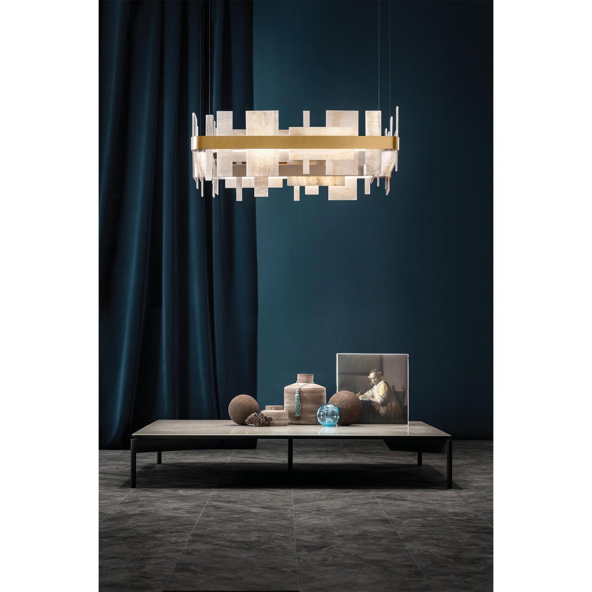 Honice LED Alabaster Chandelier - GILDLAMPS