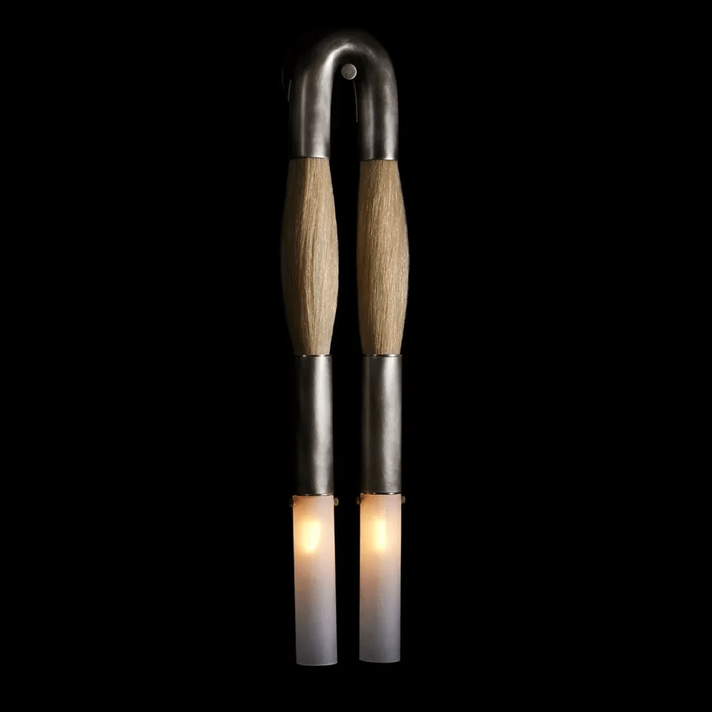 Horsehair Wall Sconce 30''H - GILDLAMPS
