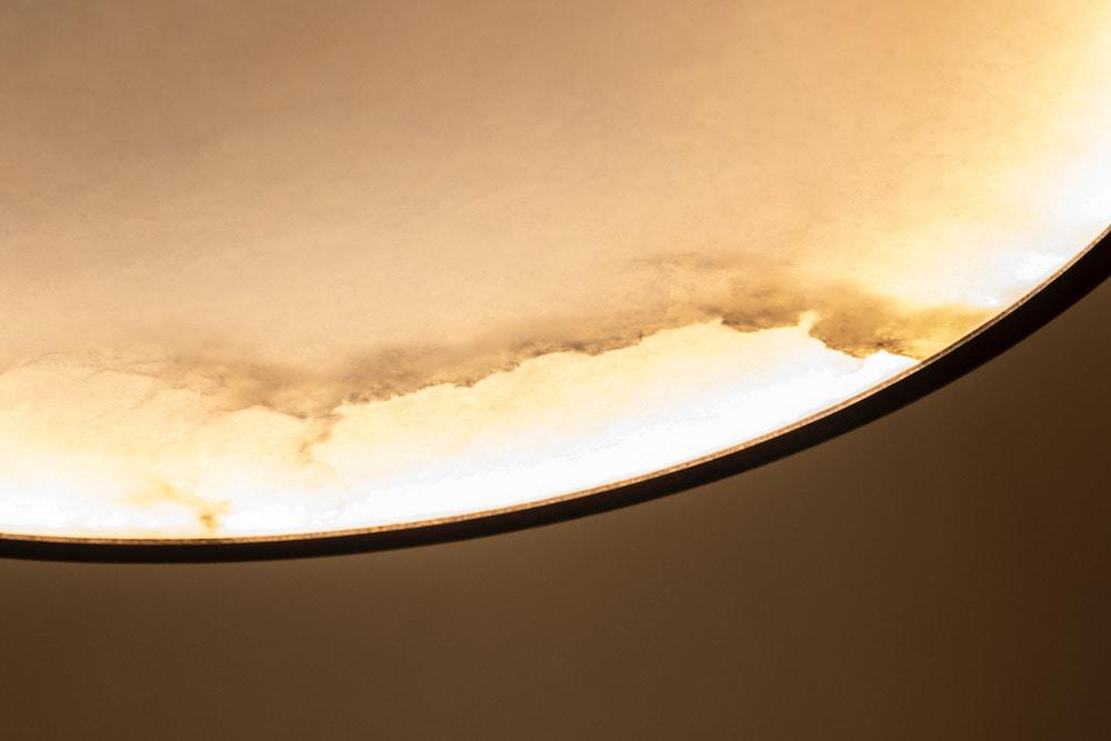 Hublot alabaster chandelier - GILDLAMPS