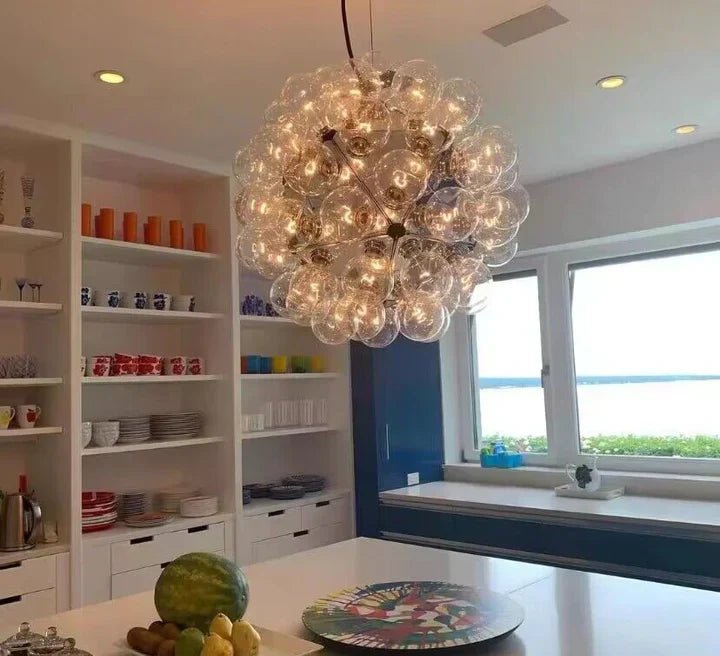 Italian Designer Creative Glass Ball Chandelier - GILDLAMPS