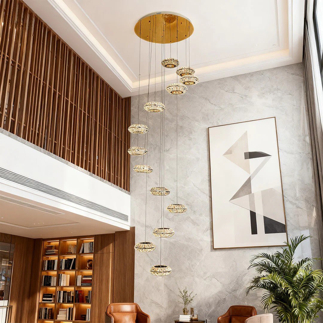 Italian Style Chandeliers Duplex Luxury Ceiling Lights - GILDLAMPS