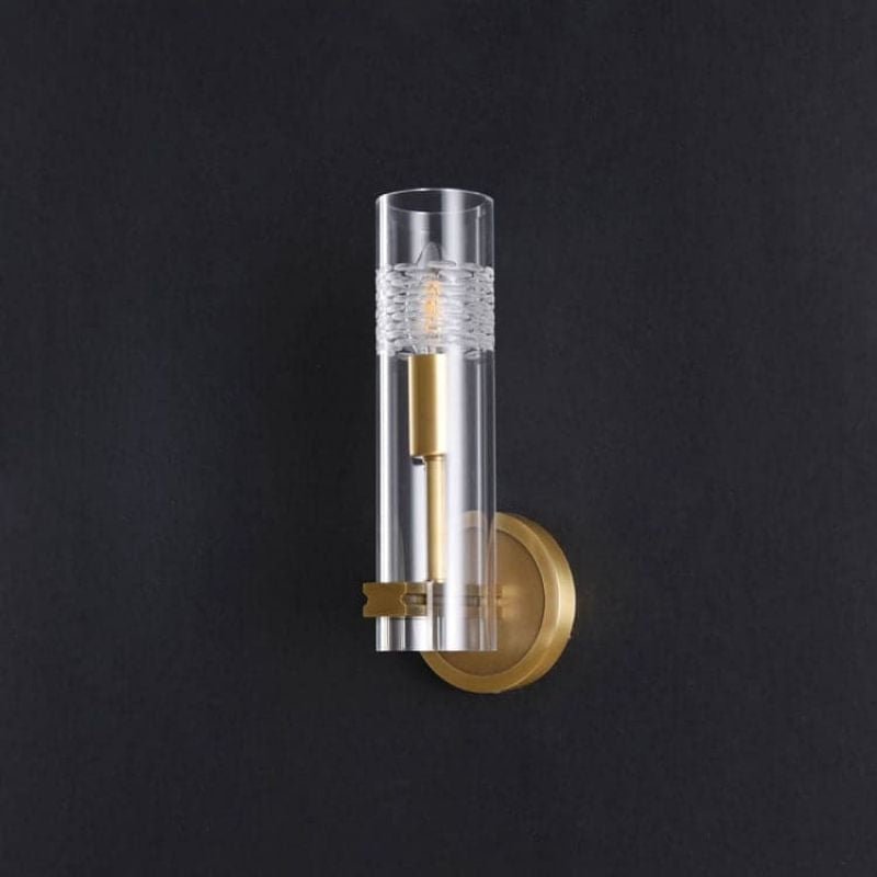 Kaleidoscope Single Head Wall Sconce, Brass - GILDLAMPS