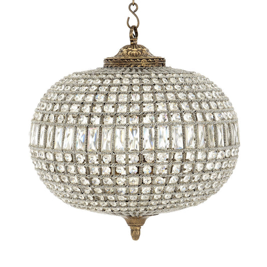 Kasbah Oval M Modern Brass Chandelier - GILDLAMPS