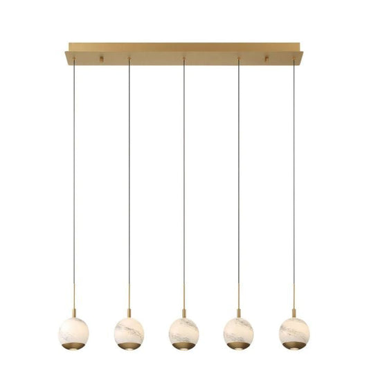 Kimma Lights Linear LED Chandelier - GILDLAMPS