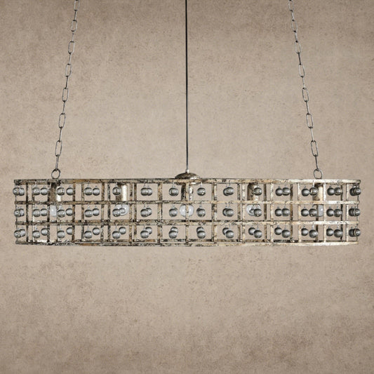 La Cage Oval Chandelier - GILDLAMPS
