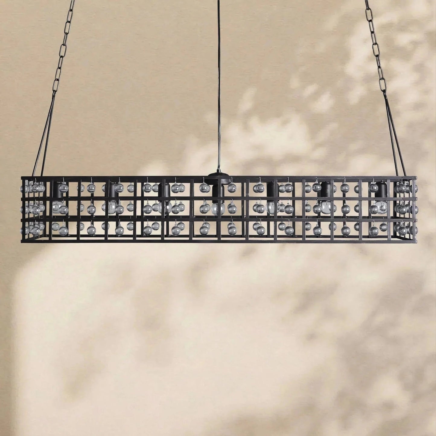 La Cage Rectangular Chandelier - GILDLAMPS