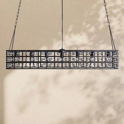 La Cage Rectangular Chandelier - GILDLAMPS