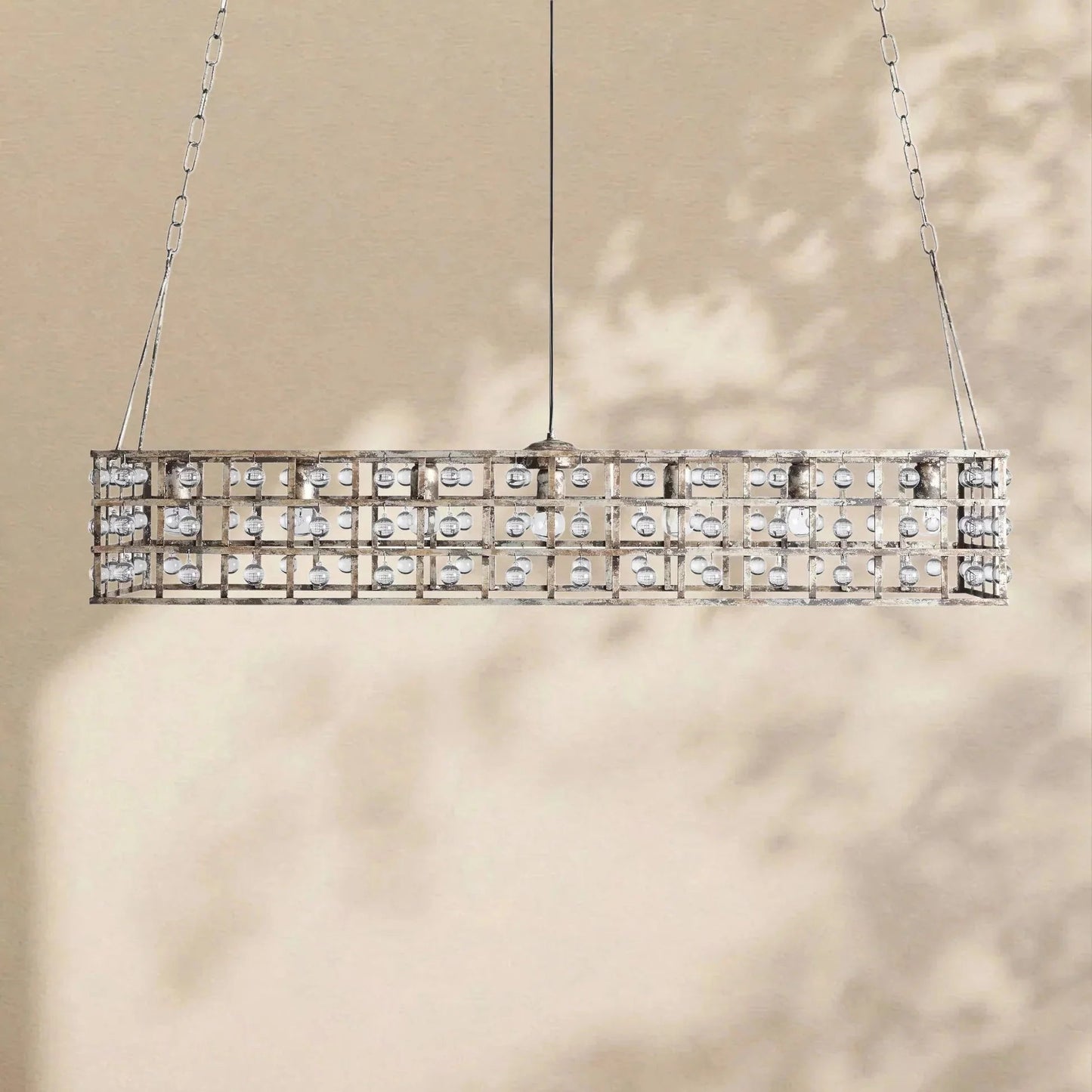 La Cage Rectangular Chandelier - GILDLAMPS