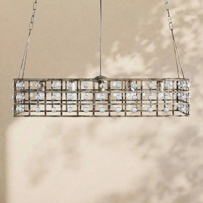 La Cage Rectangular Chandelier - GILDLAMPS