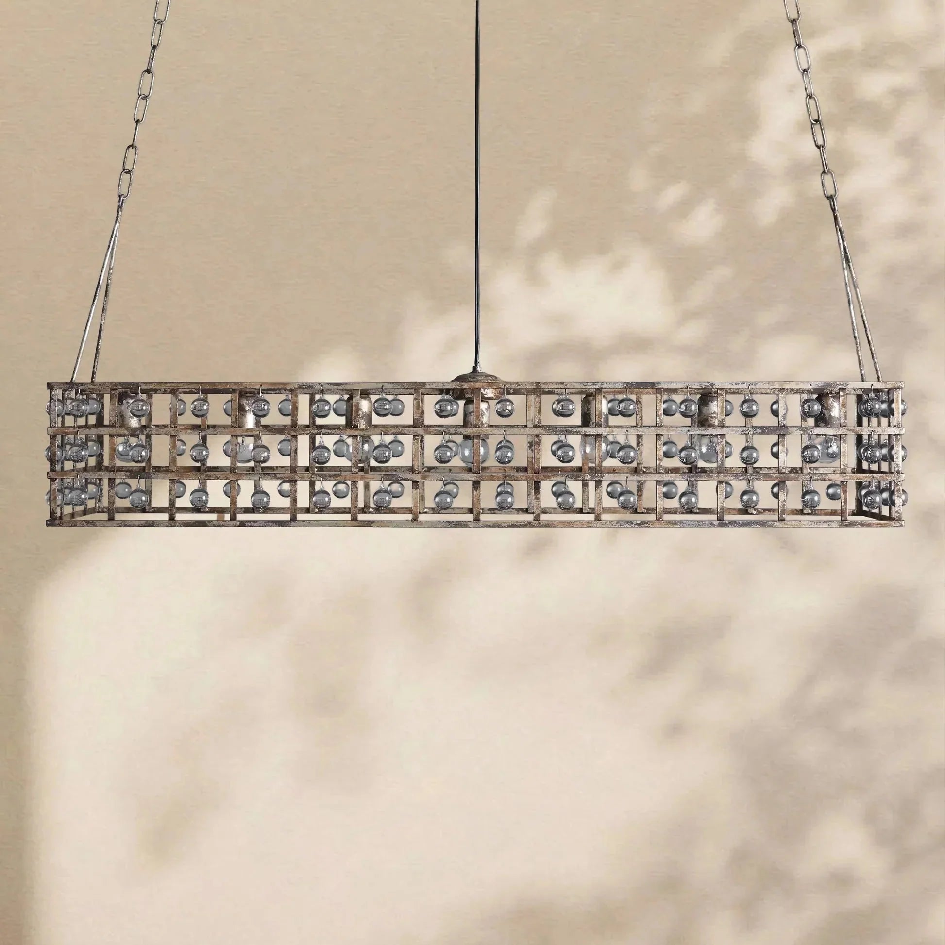 La Cage Rectangular Chandelier - GILDLAMPS